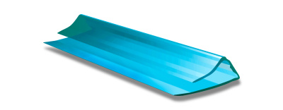 Профиль торцевой П 10мм   Бирюза