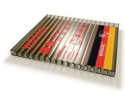 Сотовый поликарбонат( 08)  WOGGEL Бронза